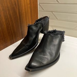 Free People Sexy Slide Black Mule